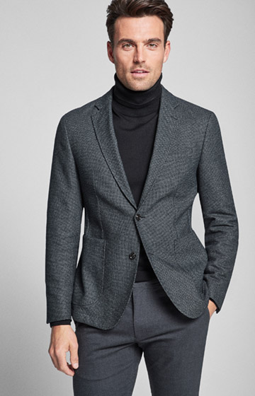 Sakko Hoverest in Grau gemustert