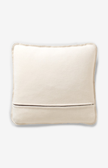 Wohnkissen Uni-Doubleface in Feder/Ecru