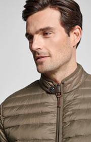 Daunen-Steppjacke Aric in Oliv