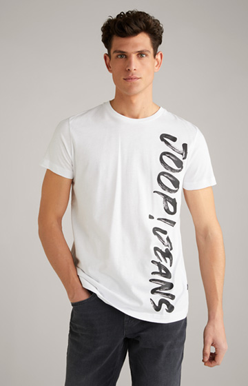 T-Shirt Aariz in Weiß