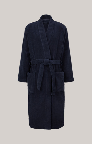 Men’s bathrobe in dark blue