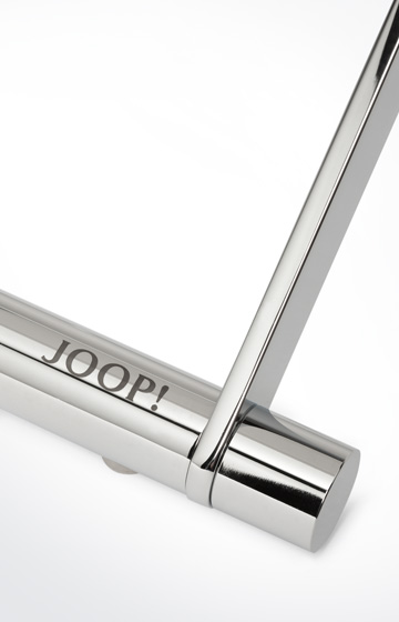 Chromeline bath stool, grey-pink