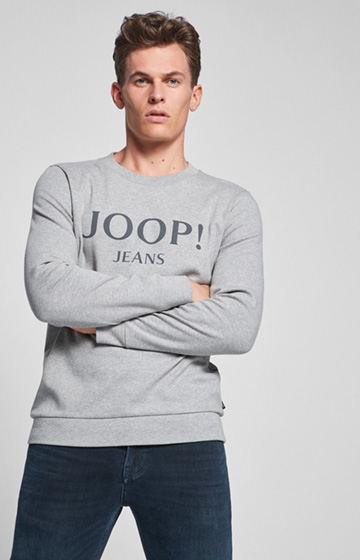 JOOP! Sweater Alfred in Grau meliert