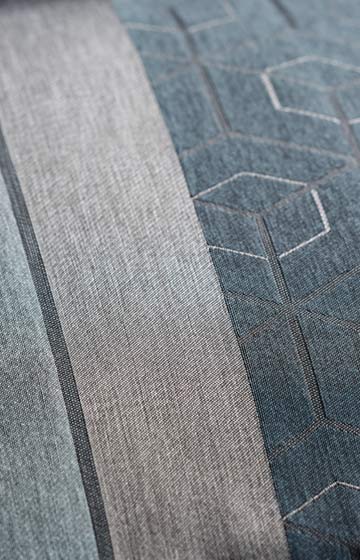 Kissenhülle Dice (40 x 40 cm), Ozean