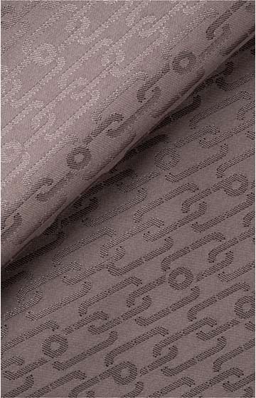 JOOP! CHAINS ALLOVER round tablecloth, Ø 160 cm, taupe