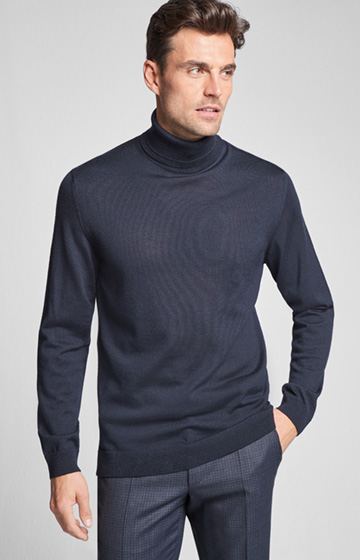 Rollkragenpullover Donte in Dunkelblau