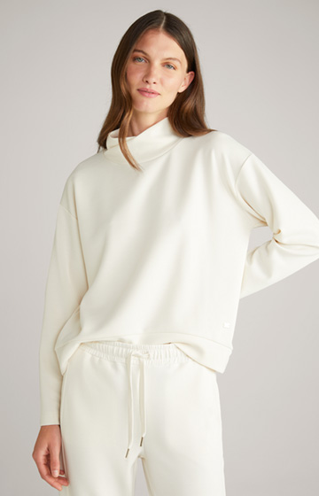 Modal Blend Sweatshirt in Cream