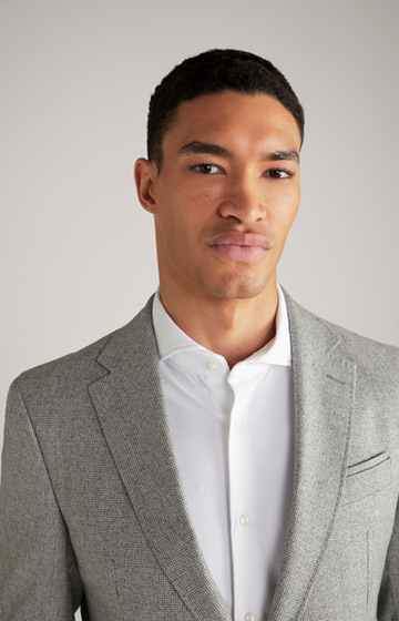 Haspar-Bloom Virgin Wool Suit in Light Grey