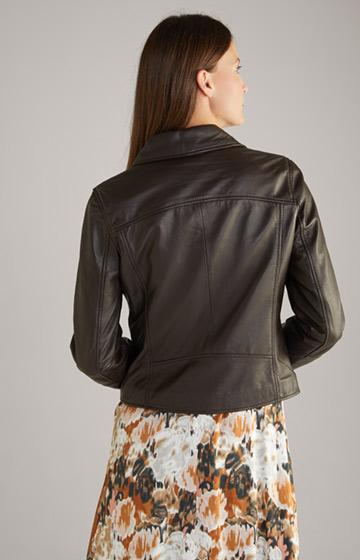Leather Jacket in Dark Brown