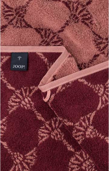 Ręcznik kąpielowy CLASSIC CORNFLOWER marki JOOP! w kolorze różowym, 80 x 150 cm