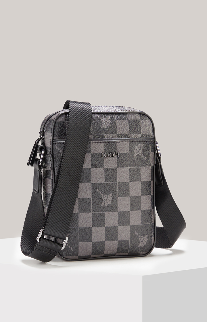 Cortina Piazza Jasmina Shoulder Bag in Black/Grey