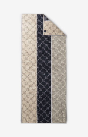 Saunatuch Cornflower Stripes, Graphit