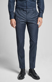 Baukasten-Hose Blayr in Navy gemustert