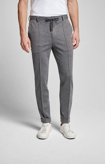 Jersey-Hose Energy in Mittelgrau meliert