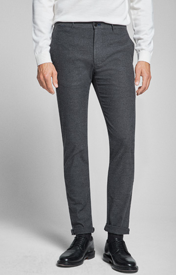 Hose Steen in Grau meliert