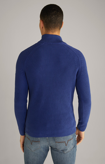 Baumwoll-Pullover Henricus in Blau
