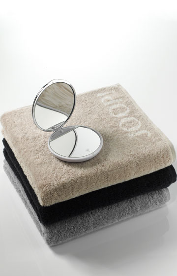 Chromeline pocket mirror, silver