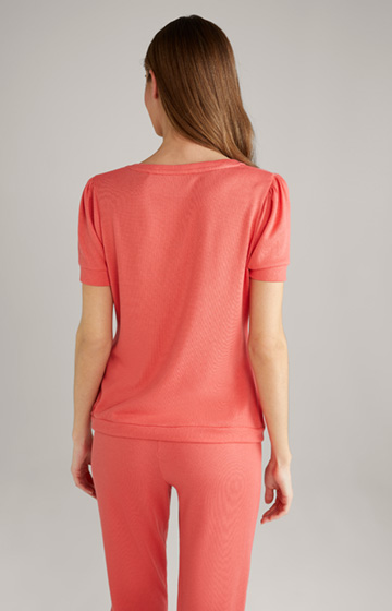 Loungewear Shirt in Orangerot