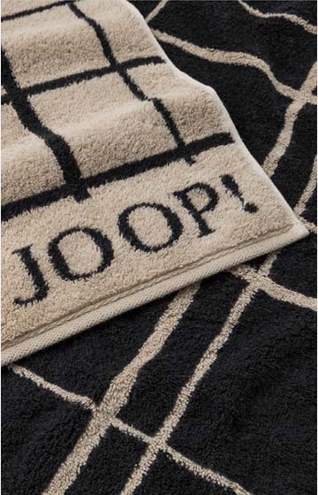 JOOP! SELECT LAYER Face Towel in Ebony, 30 x 30 cm