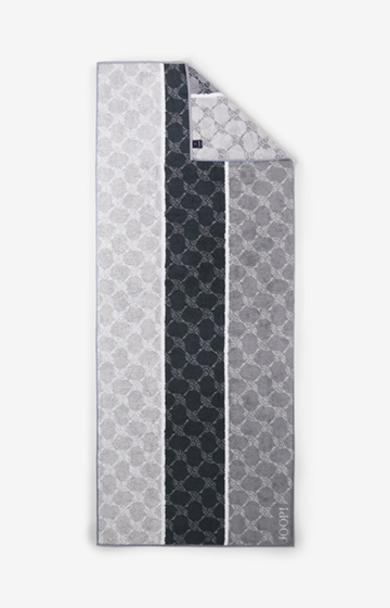 Saunatuch Cornflower Stripes, Schwarz