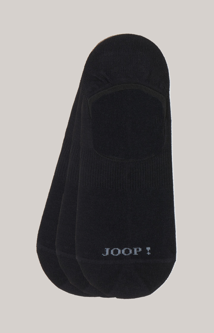 3er-Pack IN-SHOE Socken in schwarz