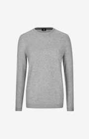 Pullover Nero in Grau meliert
