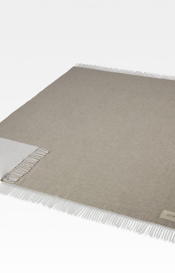 Plaid Sensual-Doubleface in Palisade/Kreide