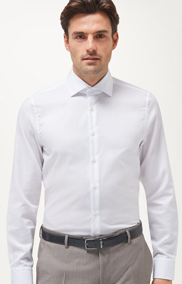 Hemd Mika - bügelfrei - in Weiß