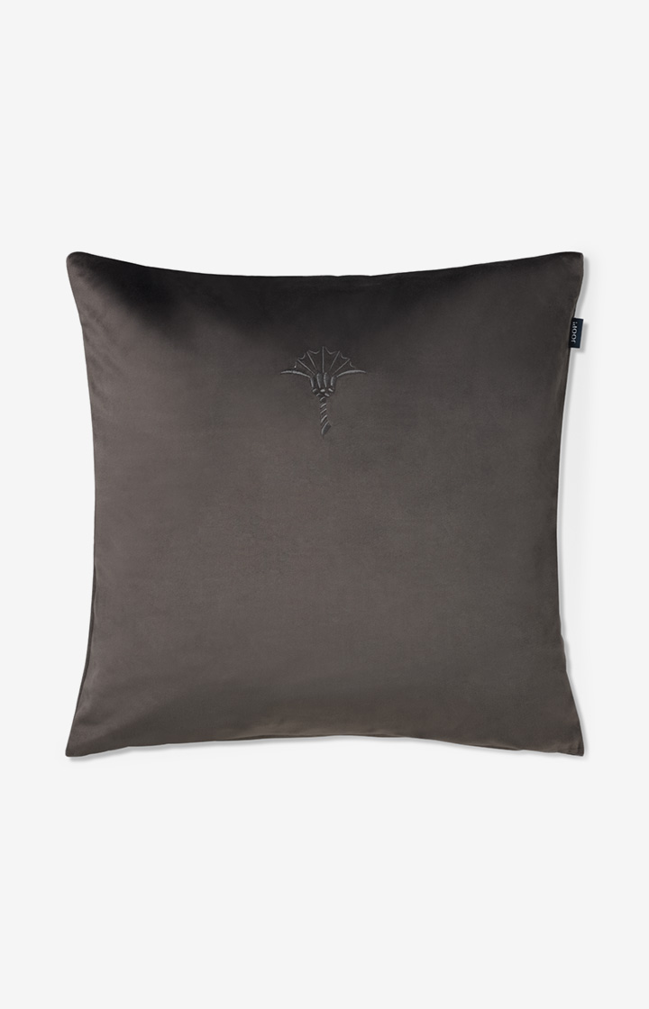 Cozy cushion cover, brown-grey