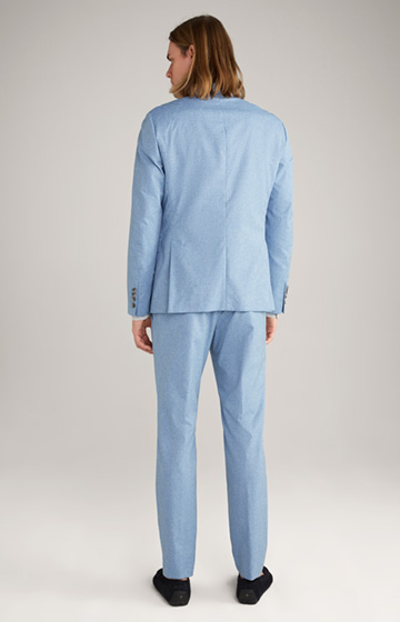 Haze-Bloom Suit in Mid-Blue