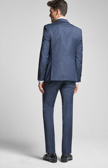 Anzug Herby-Blayr in Blau meliert