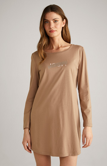 Long Shirt Loungewear in Camel
