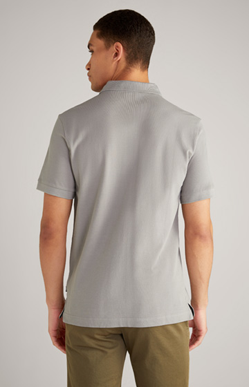 Baumwoll-Poloshirt Primus in Grau
