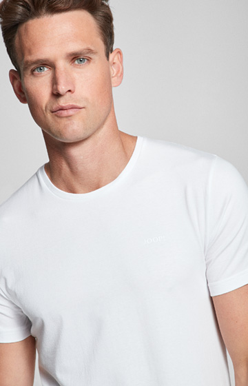 2er-Pack Modal Cotton Stretch Shirts in Weiß