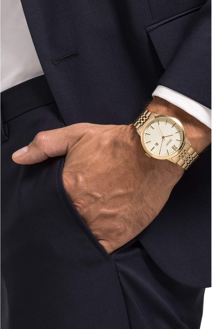 Zegarek męski w kolorze złotym