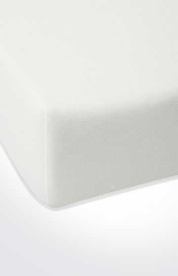 Spannbettlaken, Creme