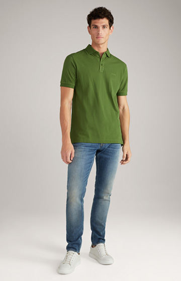 Bawełniana koszulka polo Primus w kolorze zielonym