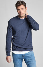 Pullover Sandros in Navy