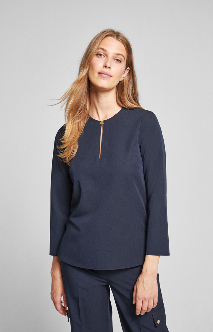 Image of Bluse Bell in Navy
