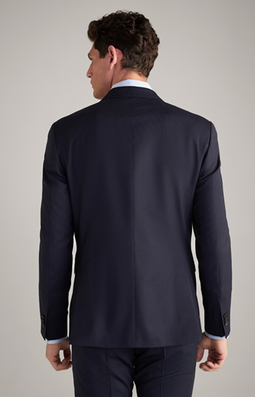 Damon Modular Jacket in Dark Blue Textured