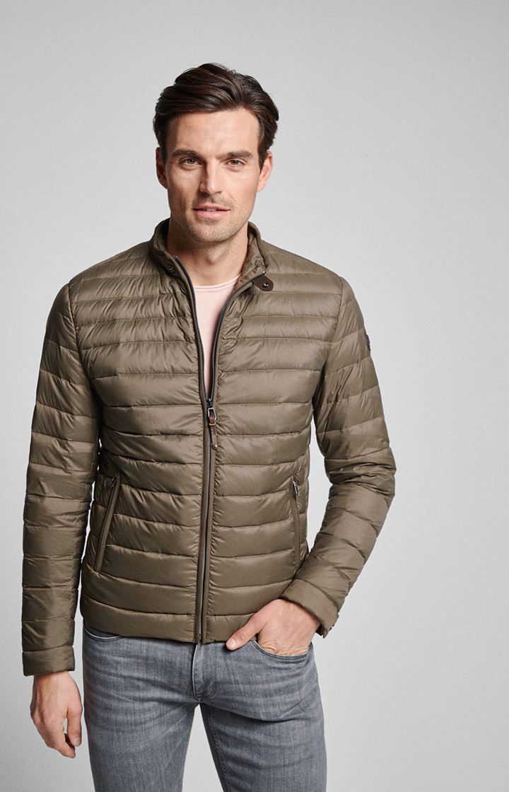 Daunen-Steppjacke Aric in Oliv