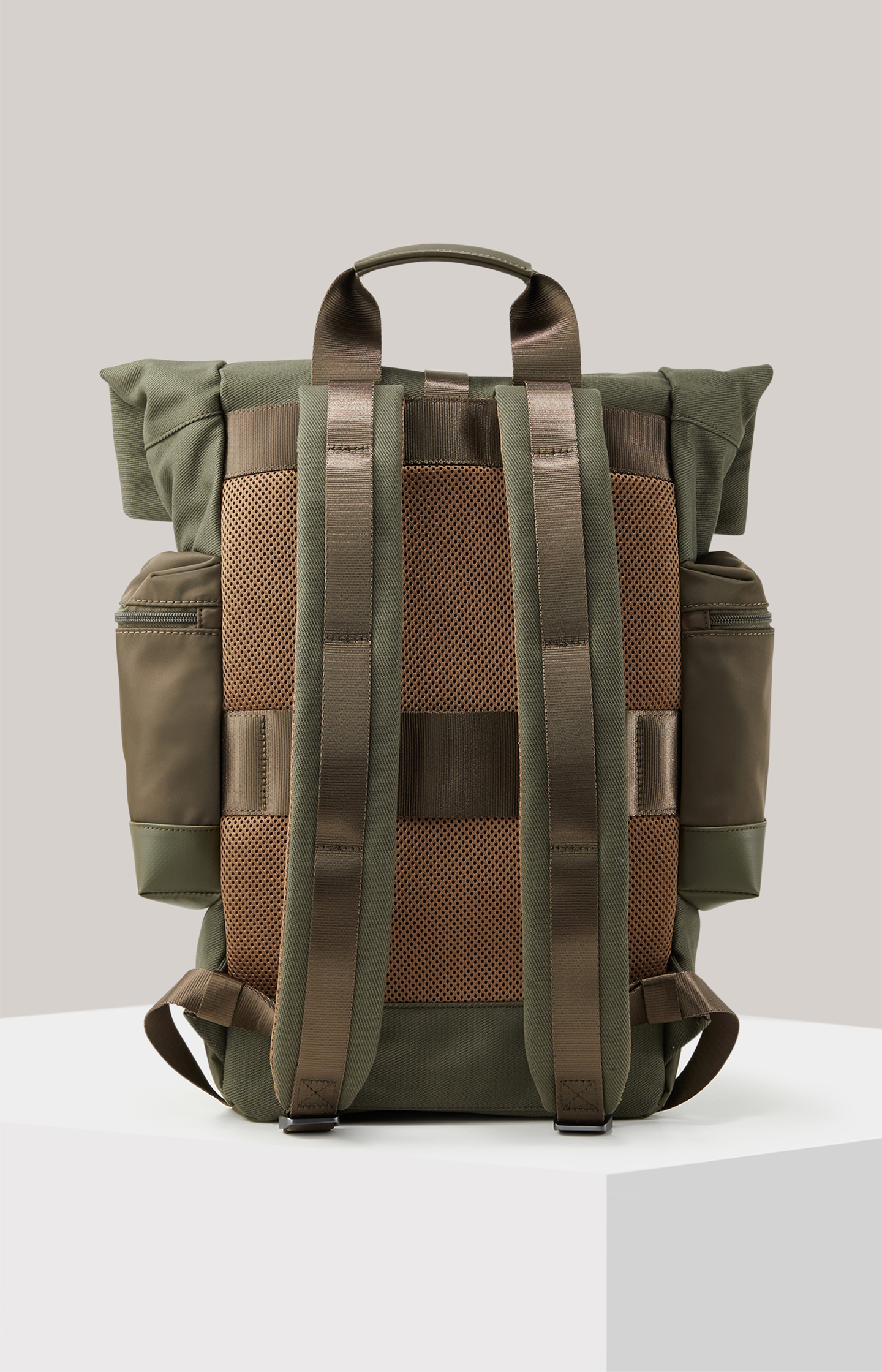 Mango lapel nylon discount backpack