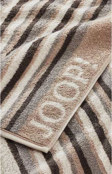 Ręcznik kąpielowy JOOP! MOVES STRIPES w kolorze piaskowym