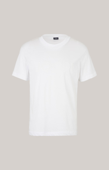 T-shirt bawełniany Byron w kolorze białym