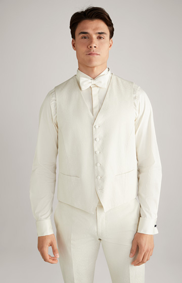 Weazer vest in off-white