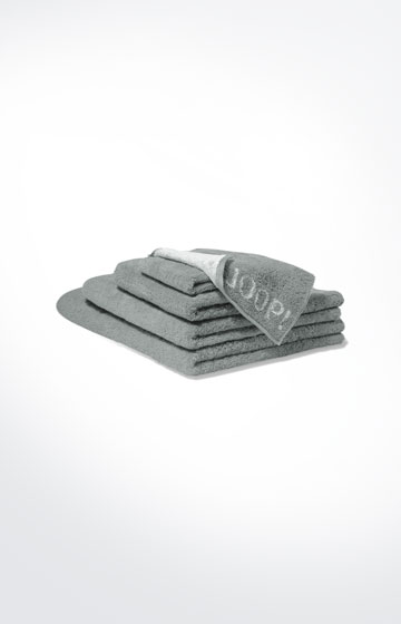 Frottierserie Classic Doubleface, Silber-Grau