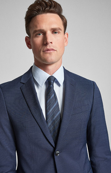 Baukasten-Sakko Damon in Blau meliert