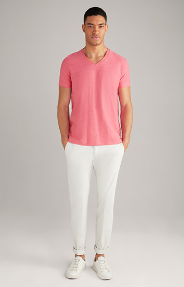 Alan cotton T-shirt in medium pink