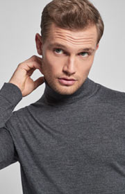 Rollkragenpullover Donte in Anthrazit