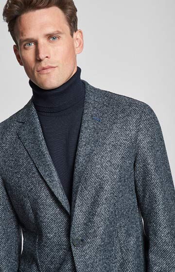 Sakko Helican in Grau melange